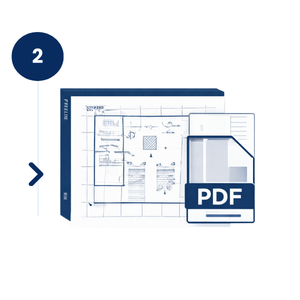 Planta de casa em projeto arquitetônico 3D pronta em PDF para construção